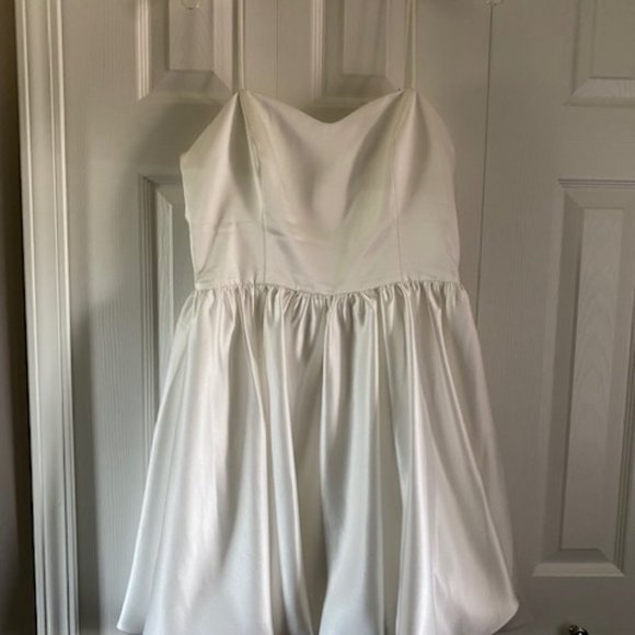 Satin Bridal Dress - Picture 2 of 3